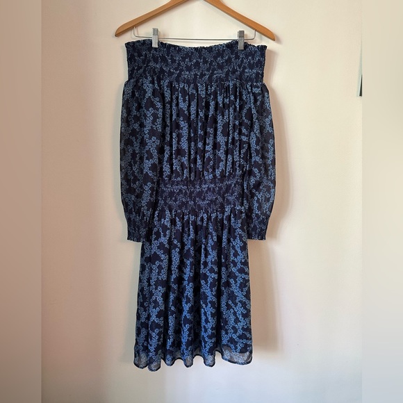 Michael Kors boho pattered off shoulder dress - Picture 2 of 4